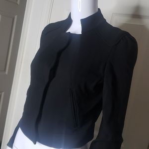 Diane van Furstenberg Black Blazer Coat Size 4